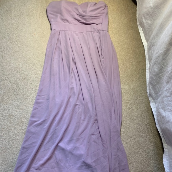 lavender, strapless formal dress! - Picture 2 of 3